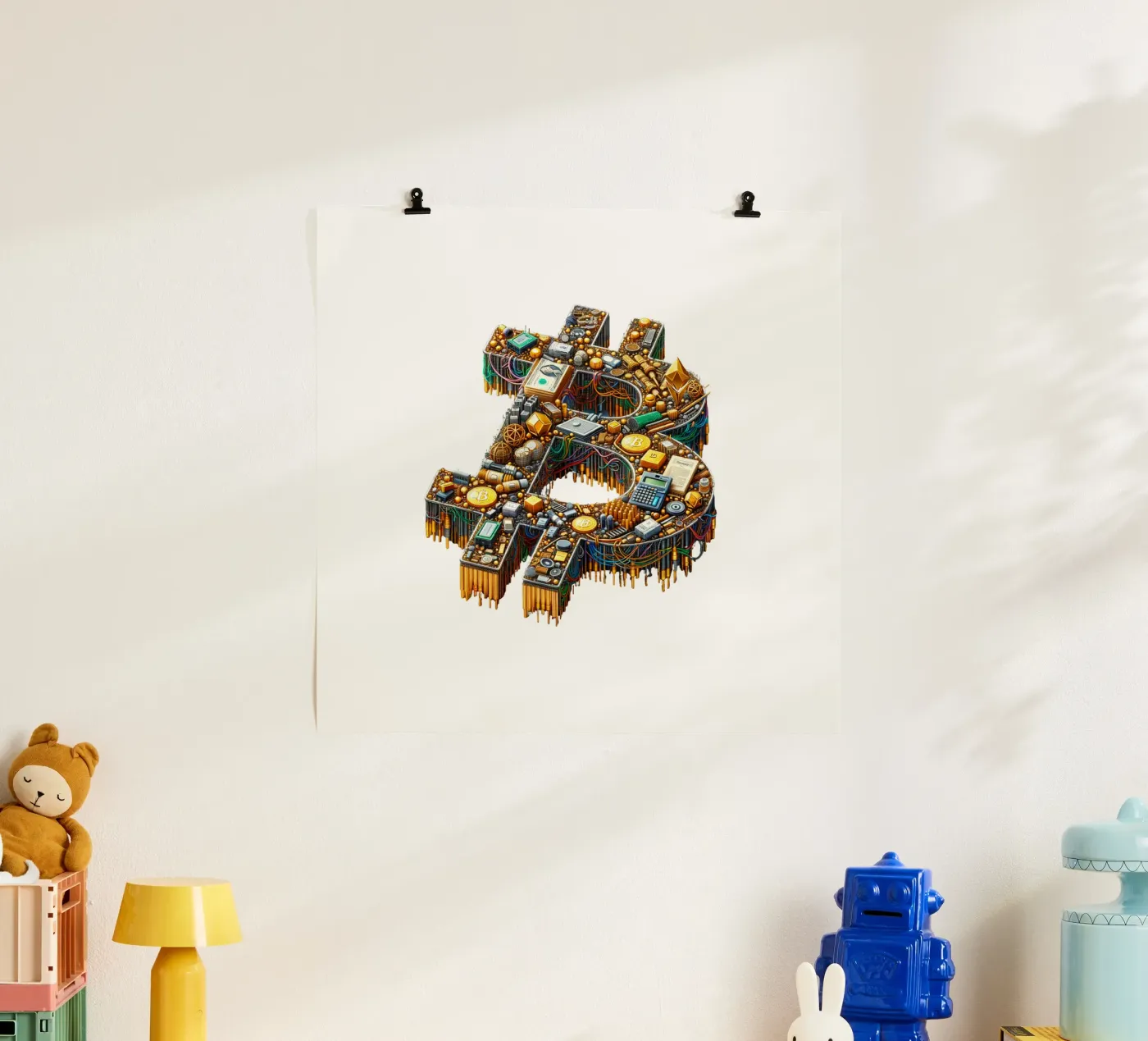 Cable Guy #1_BTC poster de Crypto_Jungle