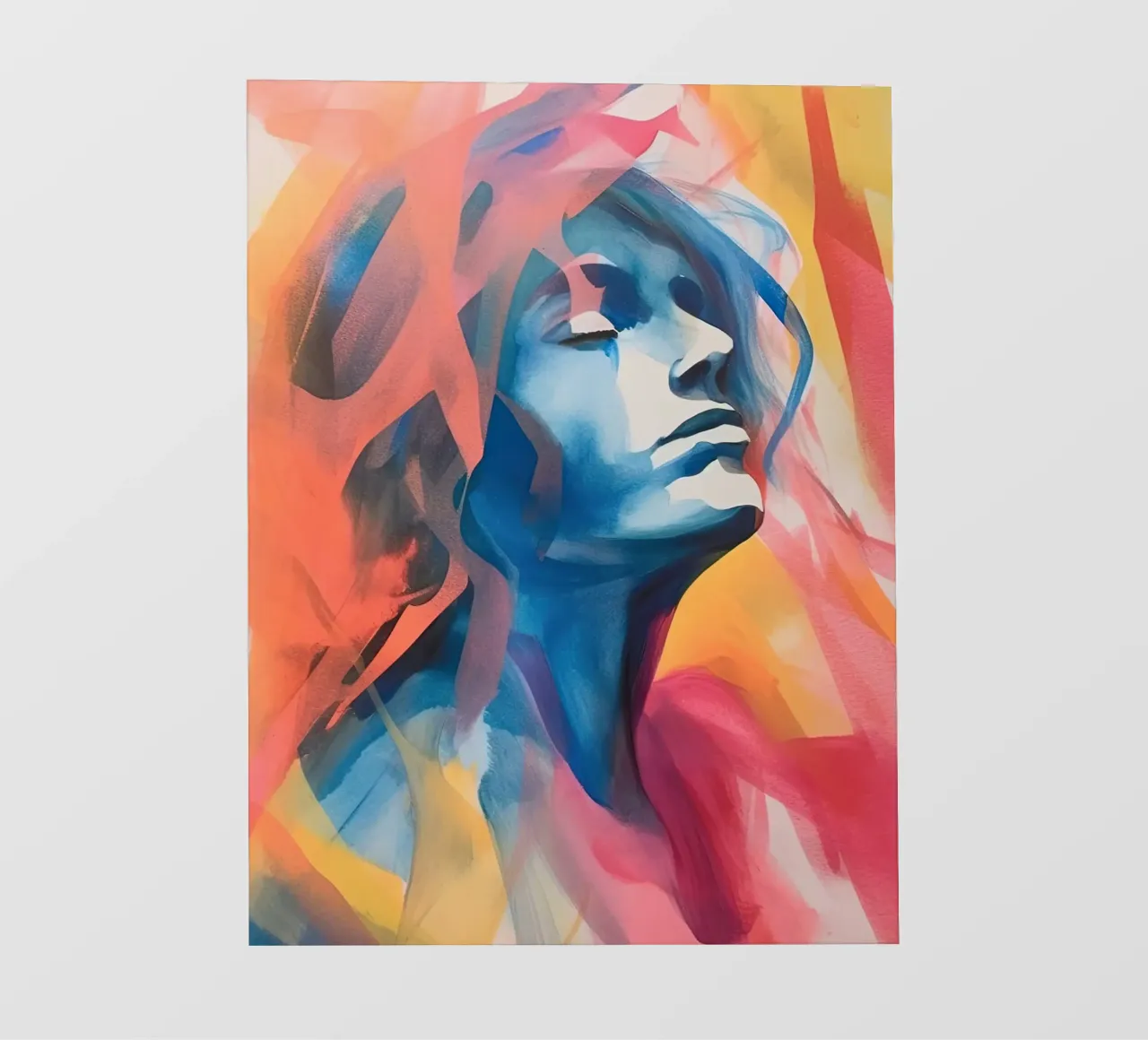 Ritratto colorato telo in pvc da DaarbyN