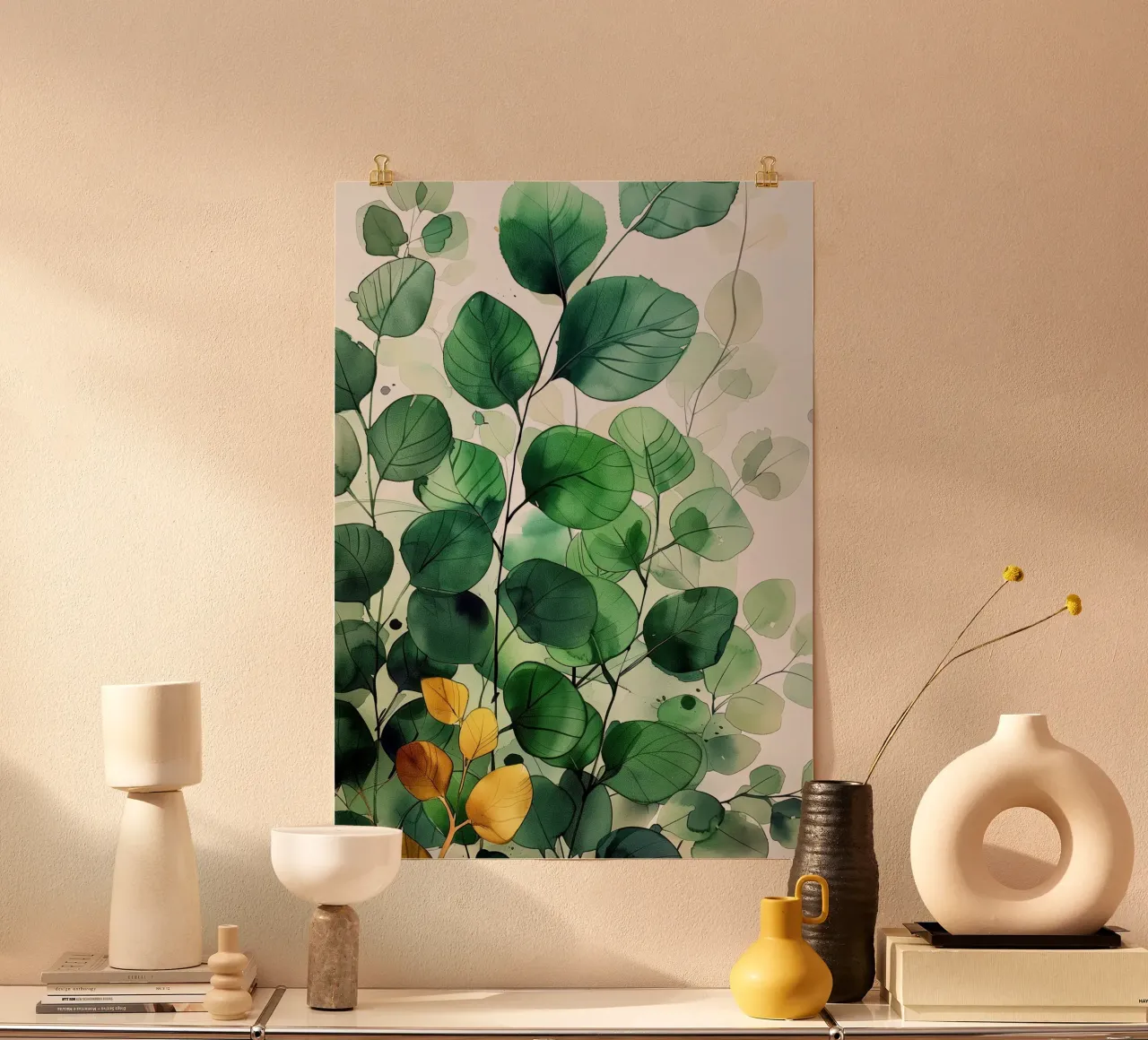 Natura fiori e foglie ad acquerello carta hahnemühle da Justyna Jaszke JBJart