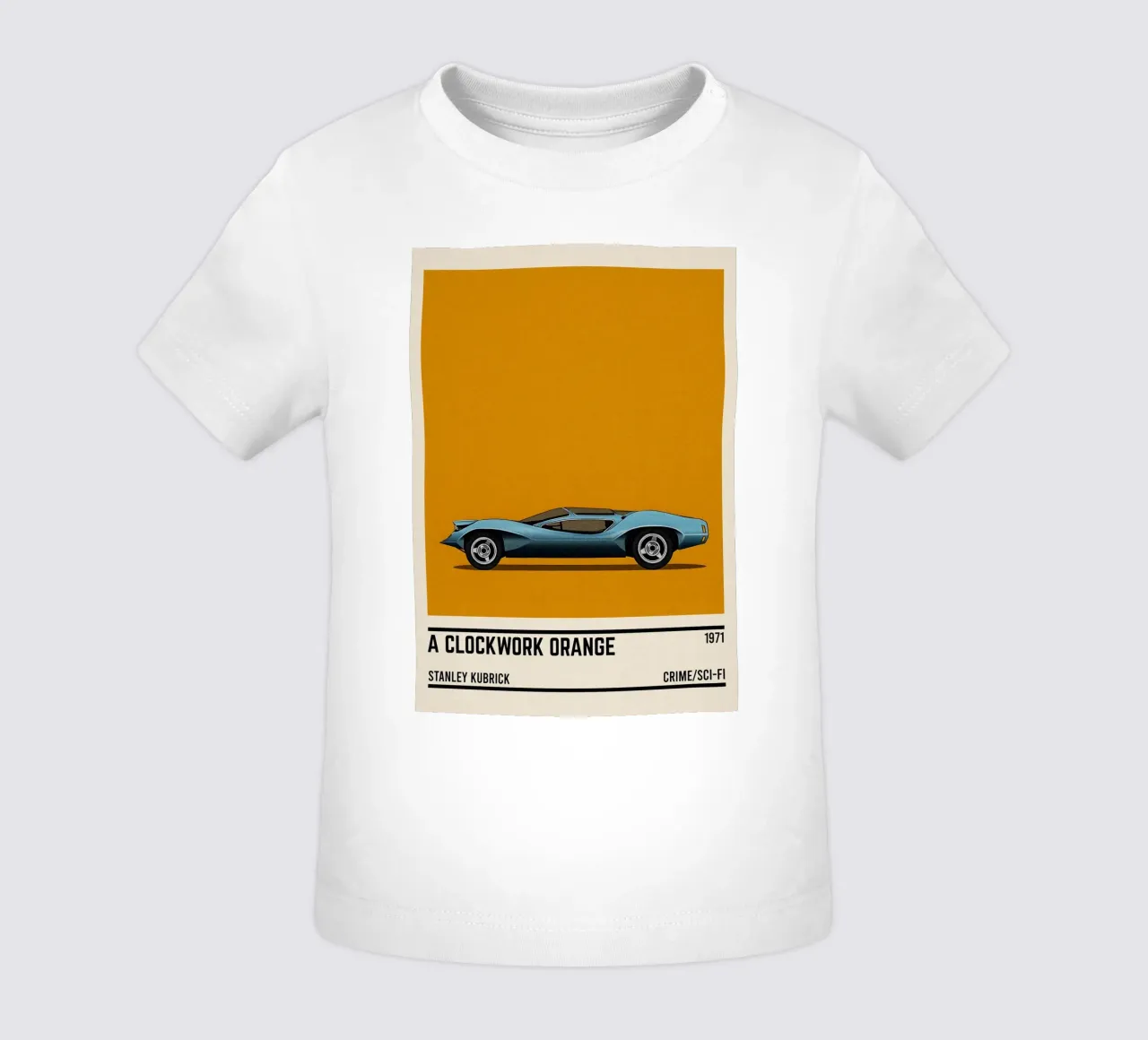 A Clockwork Orange car movie maglietta neonato da TheArtstudio