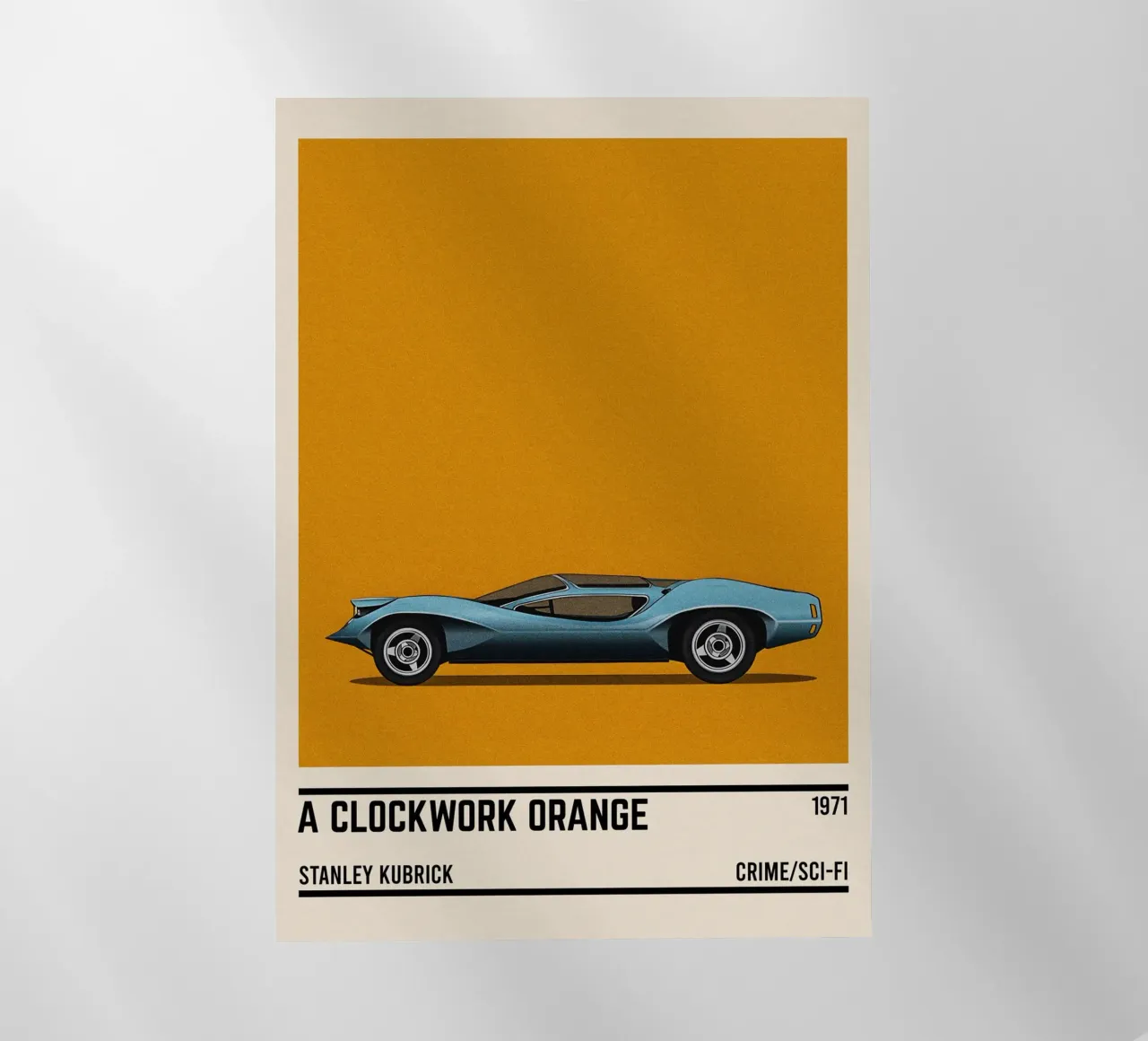 A Clockwork Orange car movie pellicola backlit da TheArtstudio