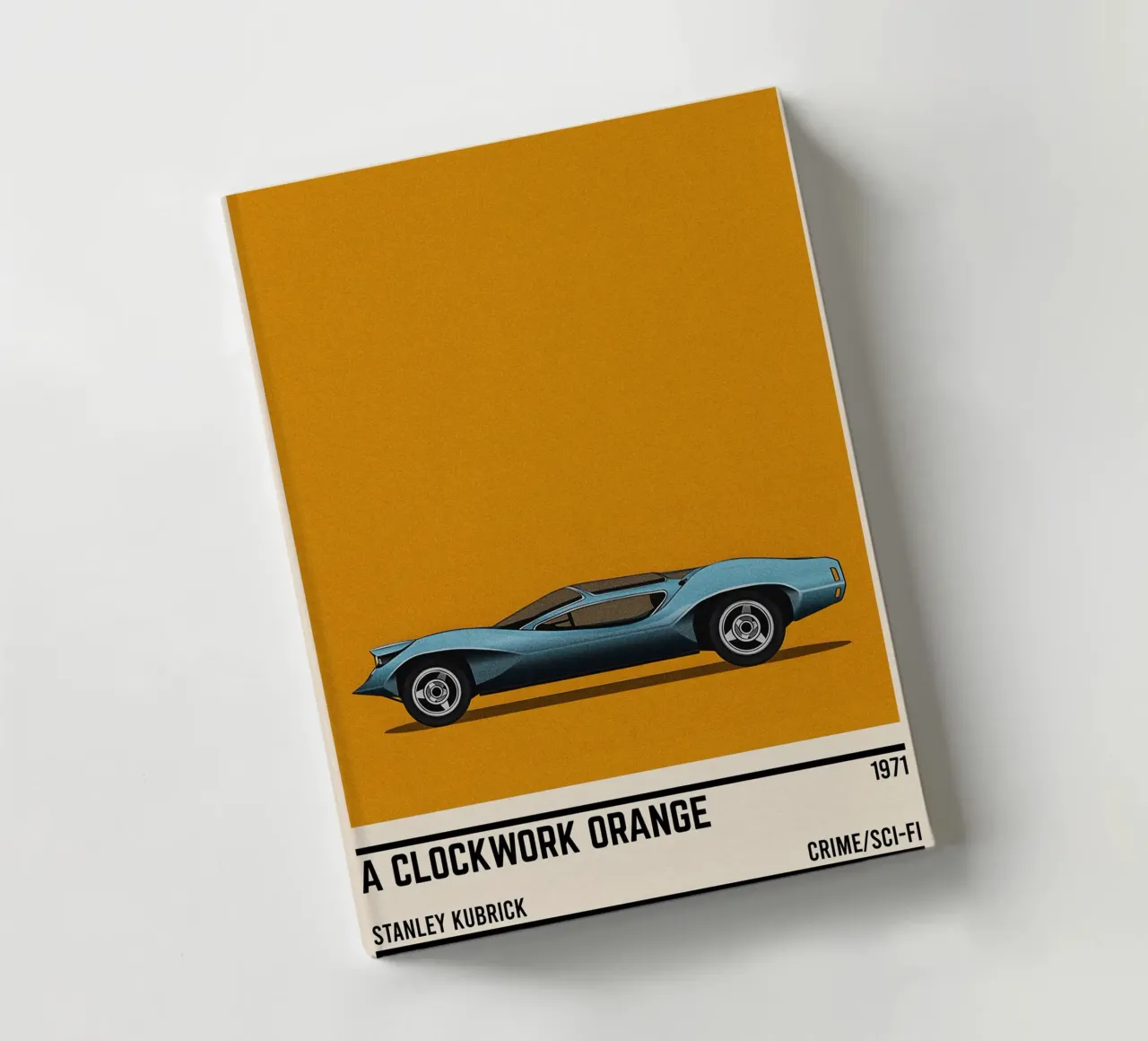 A Clockwork Orange car movie notebook by TheArtstudio
