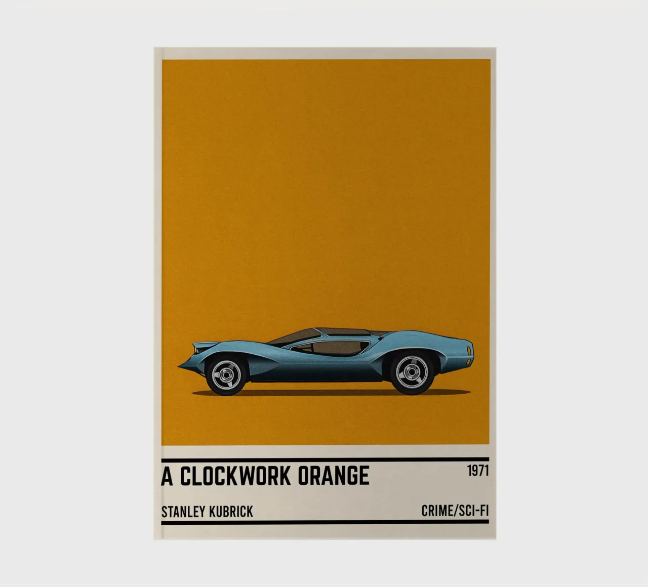 A Clockwork Orange car movie notebook by TheArtstudio