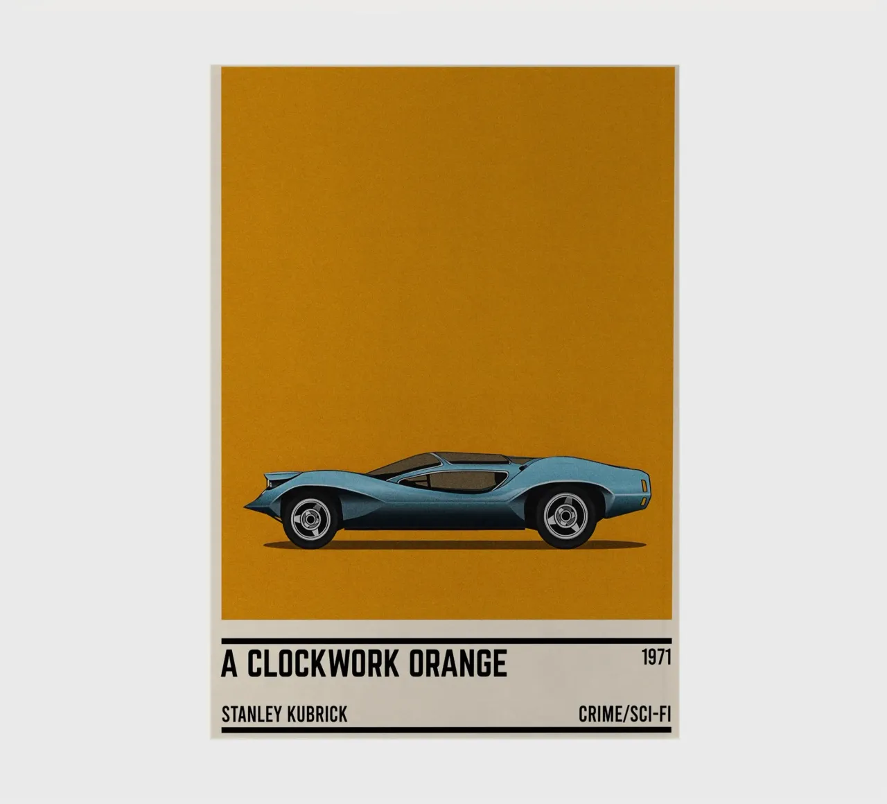 A Clockwork Orange car movie notebook by TheArtstudio
