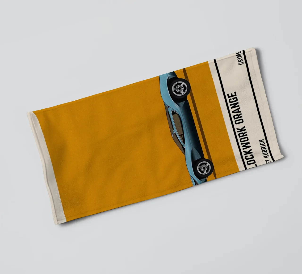A Clockwork Orange car movie asciugamano da bagno da TheArtstudio