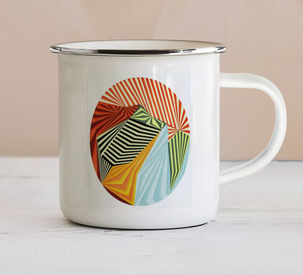 Yaipei tazza in smalto da lovely lines