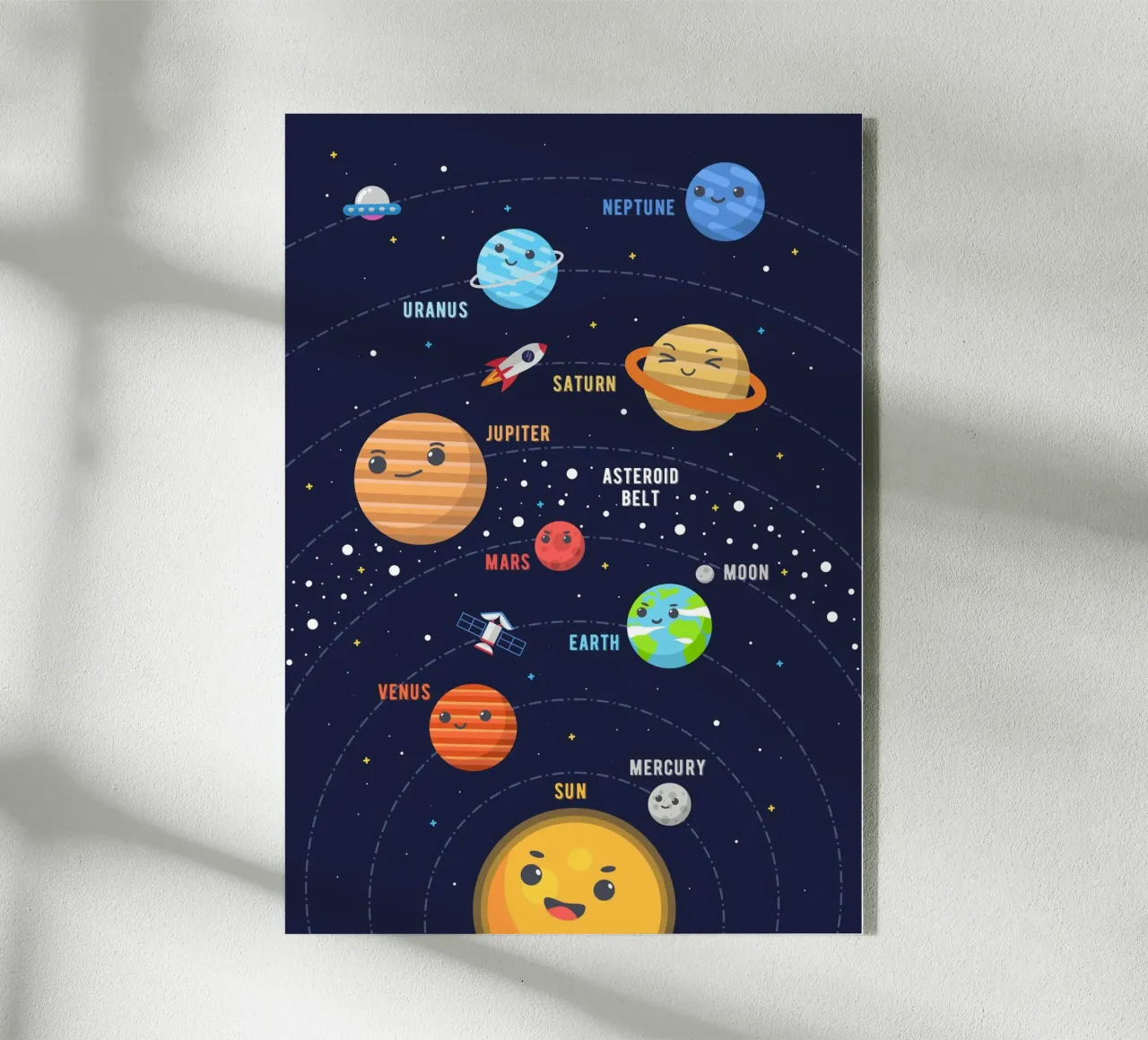 Sistema solare per bambini plexiglass da Charnwood Prints