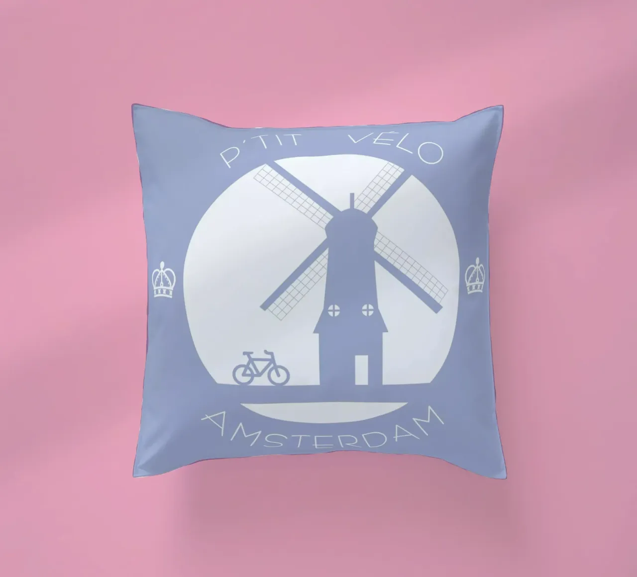 Amsterdam bleu cuscino da P'tit Vélo
