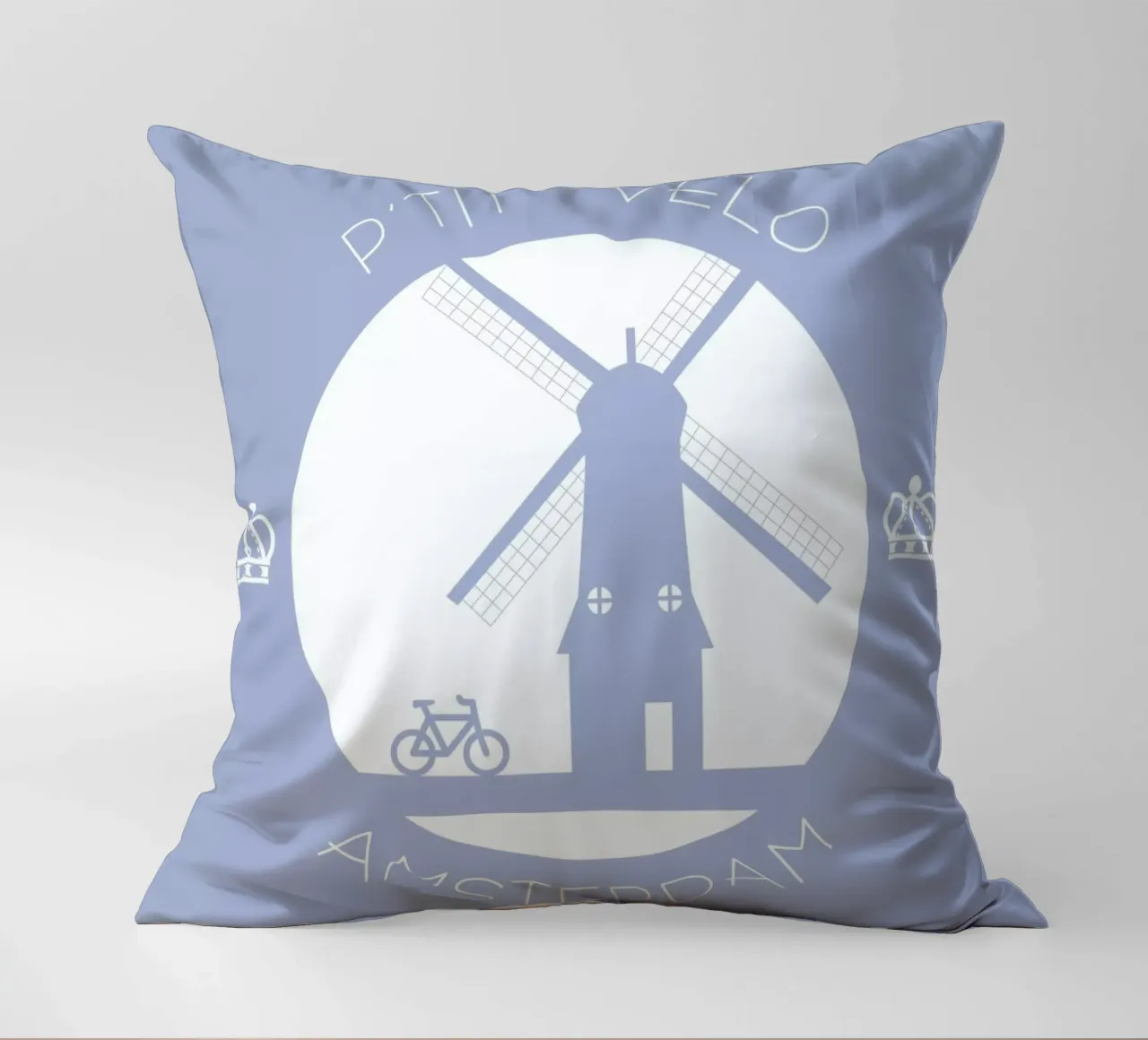 Amsterdam bleu cuscino da P'tit Vélo