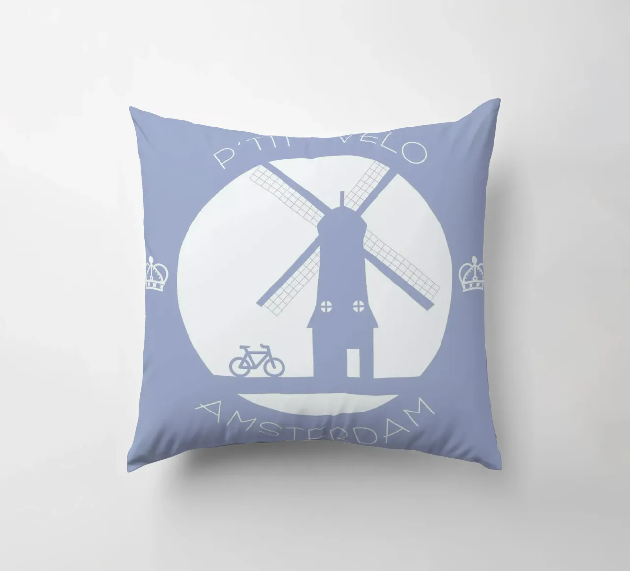 Amsterdam bleu cuscino da P'tit Vélo