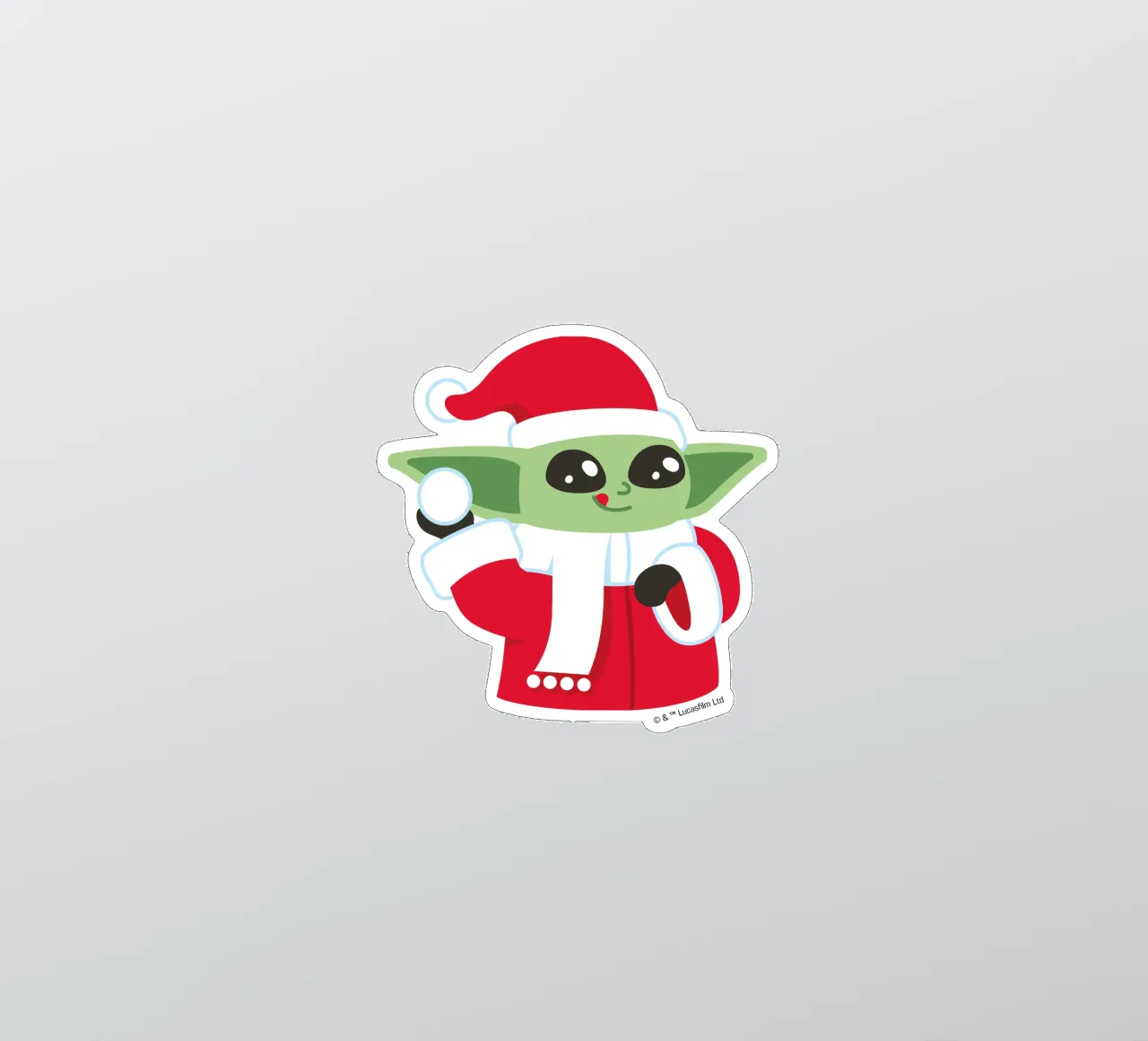 SANTA GROGU Sticker von Star Wars - Sticker Shop