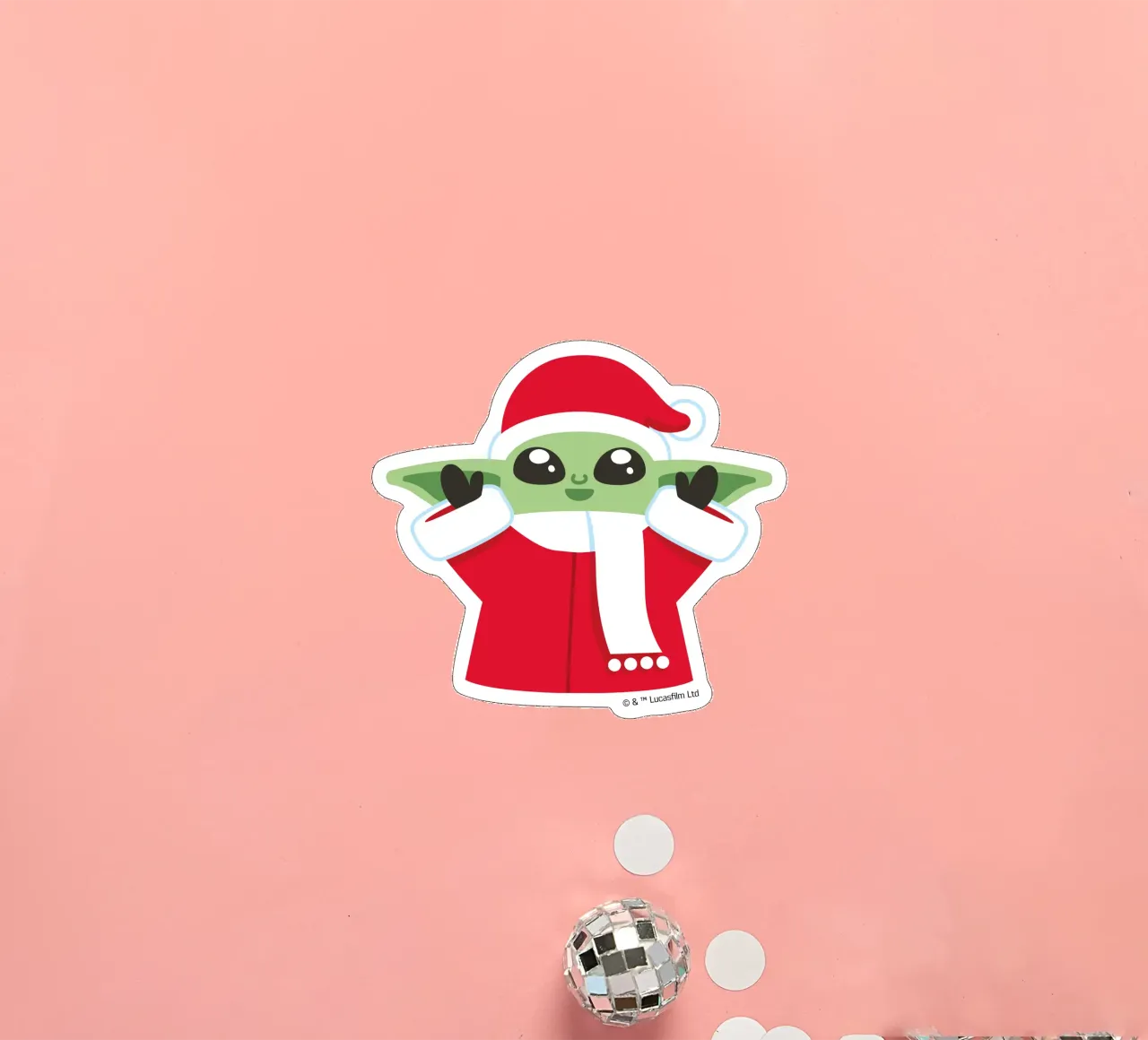 SANTA GROGU Sticker von Star Wars - Sticker Shop