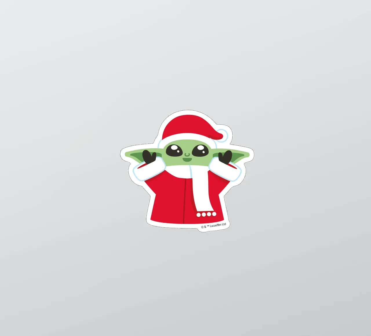 SANTA GROGU Sticker von Star Wars - Sticker Shop