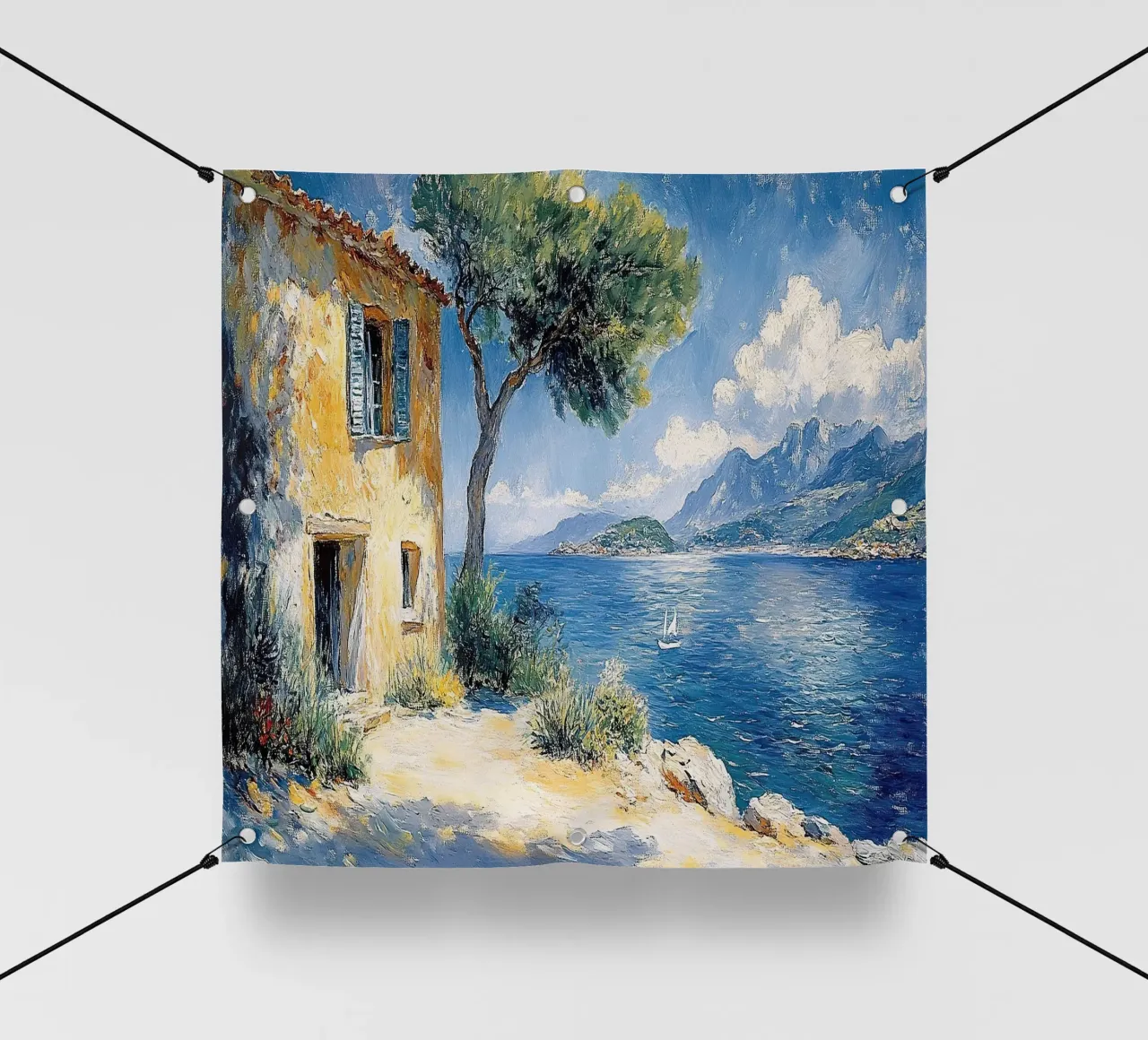 Matisse ha ispirato "Echi di colore e di luce". telo in pvc da Nikis Art Studio