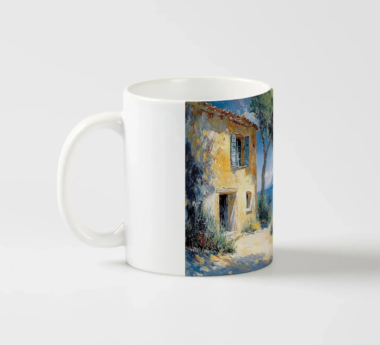 Matisse ha ispirato "Echi di colore e di luce". tazza in ceramica da Nikis Art Studio