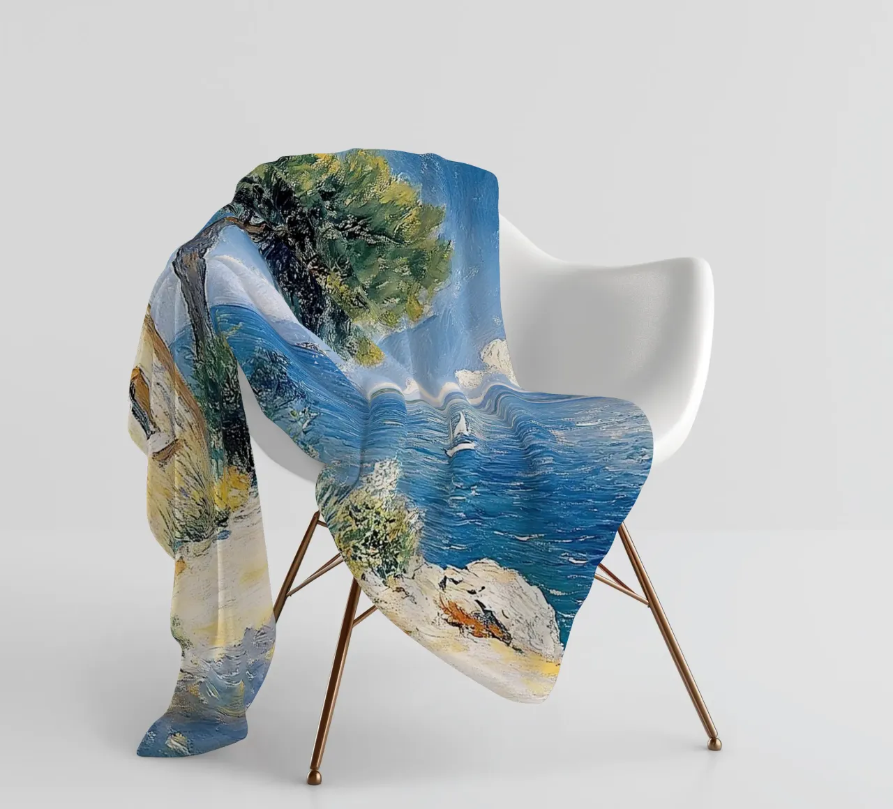 Matisse ha ispirato "Echi di colore e di luce". coperta in pile da Nikis Art Studio
