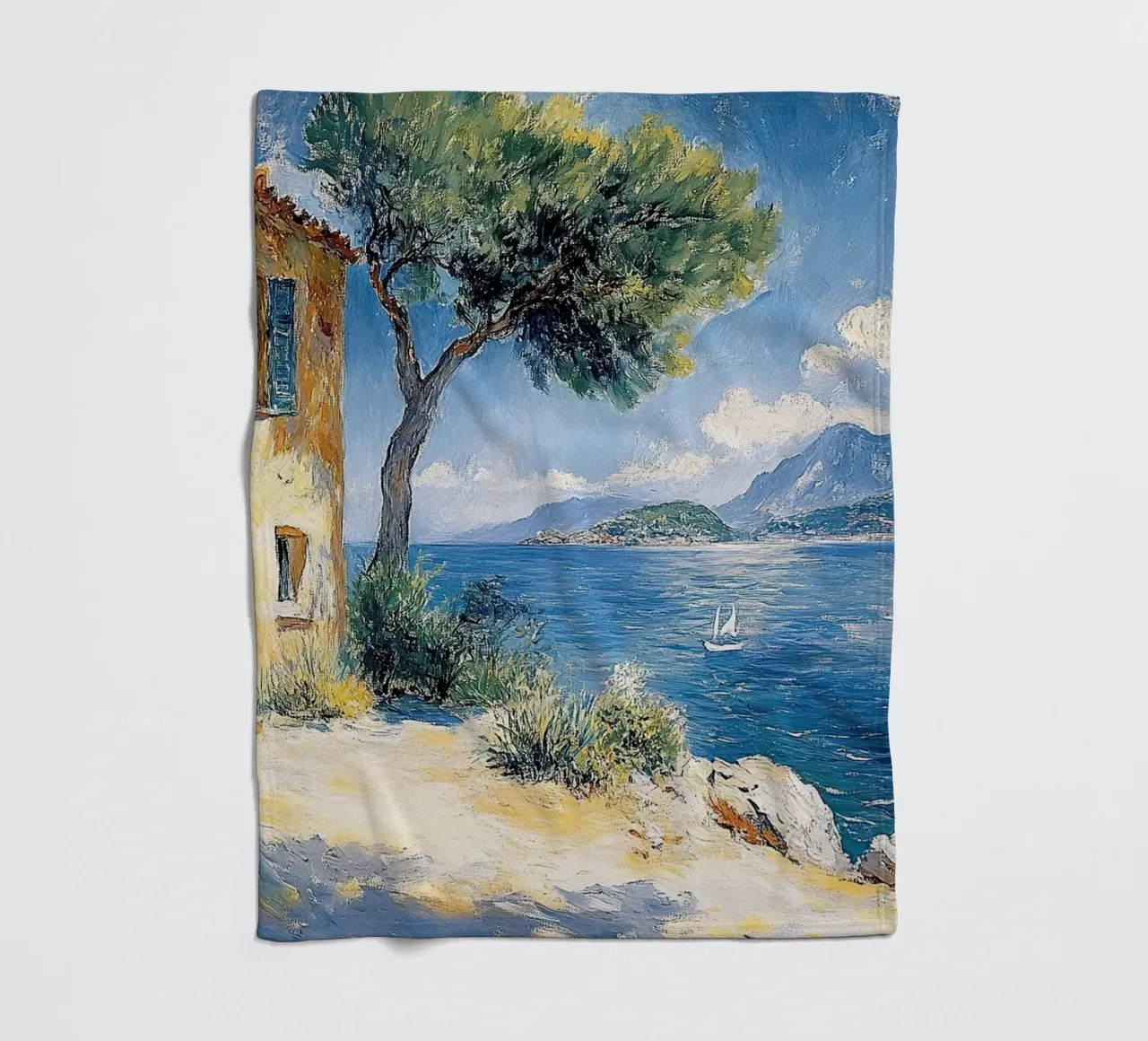 Matisse ha ispirato "Echi di colore e di luce". coperta in pile da Nikis Art Studio