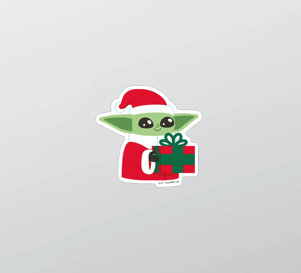 SANTA GROGU autocollant de Star Wars - Sticker Shop