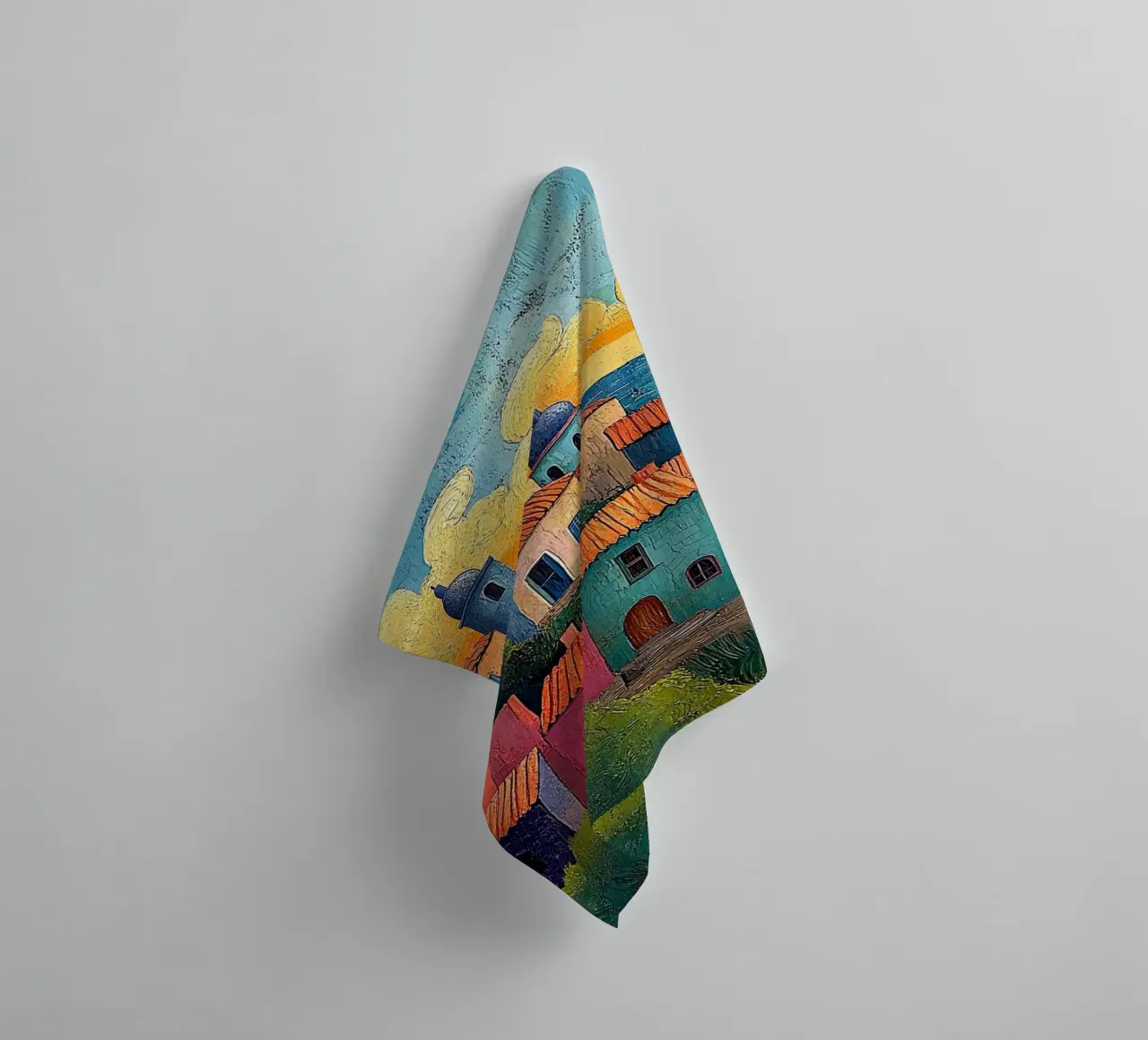 Matisse inspire le fauvisme Méditerranée Mer serviette de bain de Nikis Art Studio