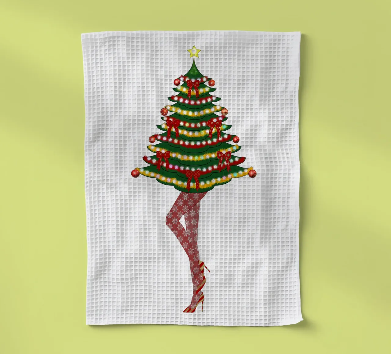 SUPPORTO PER ALBERO DI NATALE canovaccio da cucina da ARTOMATIC