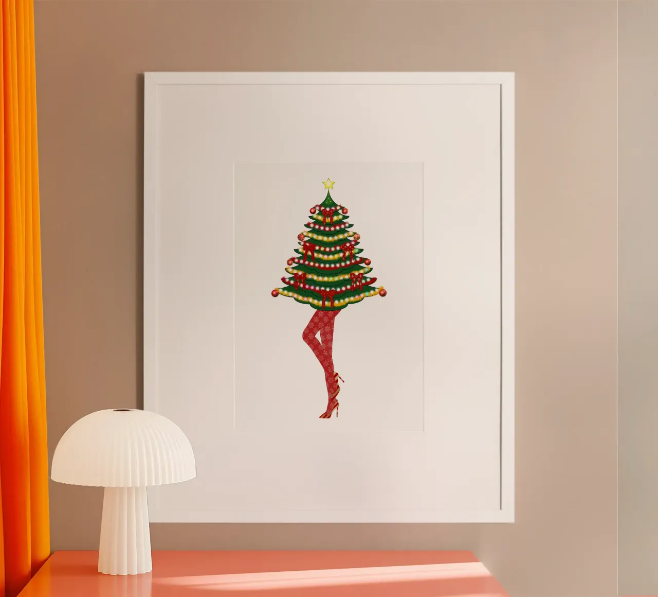 SUPPORTO PER ALBERO DI NATALE carta hahnemühle da ARTOMATIC