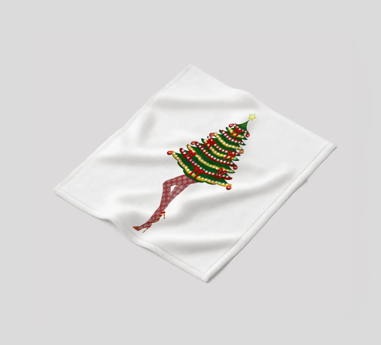 SUPPORTO PER ALBERO DI NATALE coperta in pile da ARTOMATIC
