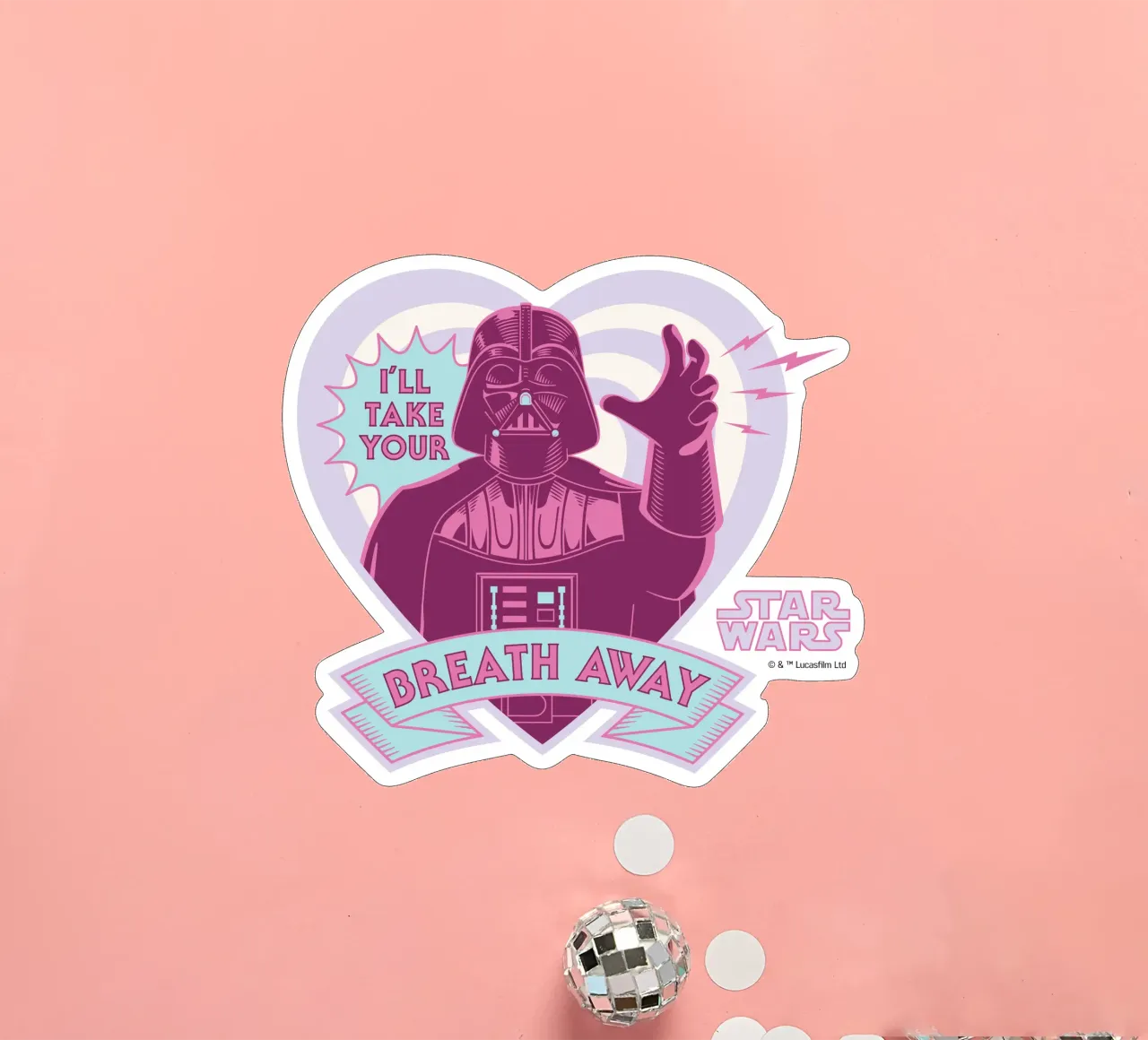 I´ll will take your breath away! Sticker von Star Wars - Sticker Shop