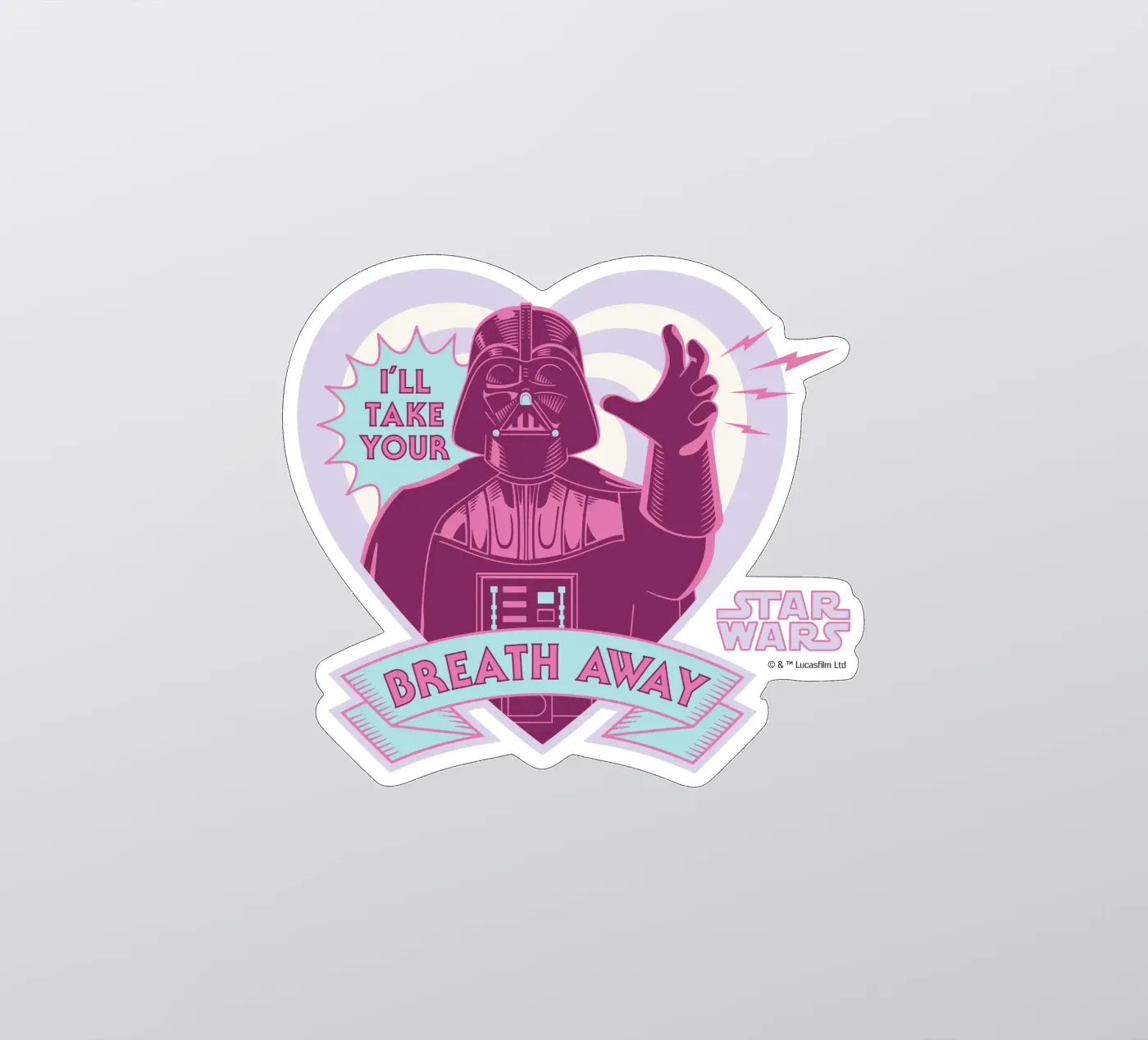 I´ll take your breath away! autocollant de Star Wars - Sticker Shop