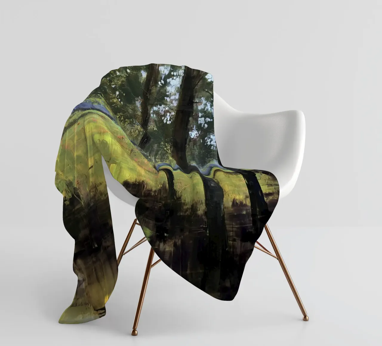 Summer. Sun. Park. fleece blanket by Eduard Warkentin Art