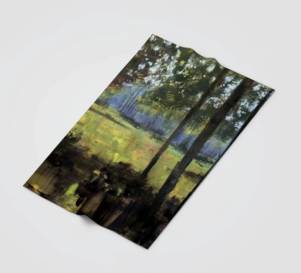 Summer. Sun. Park. fleece blanket by Eduard Warkentin Art