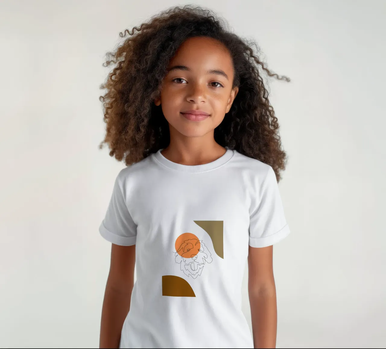 Cane boho semplice e minimalista t-shirt bambini da YSV MINIMALIST