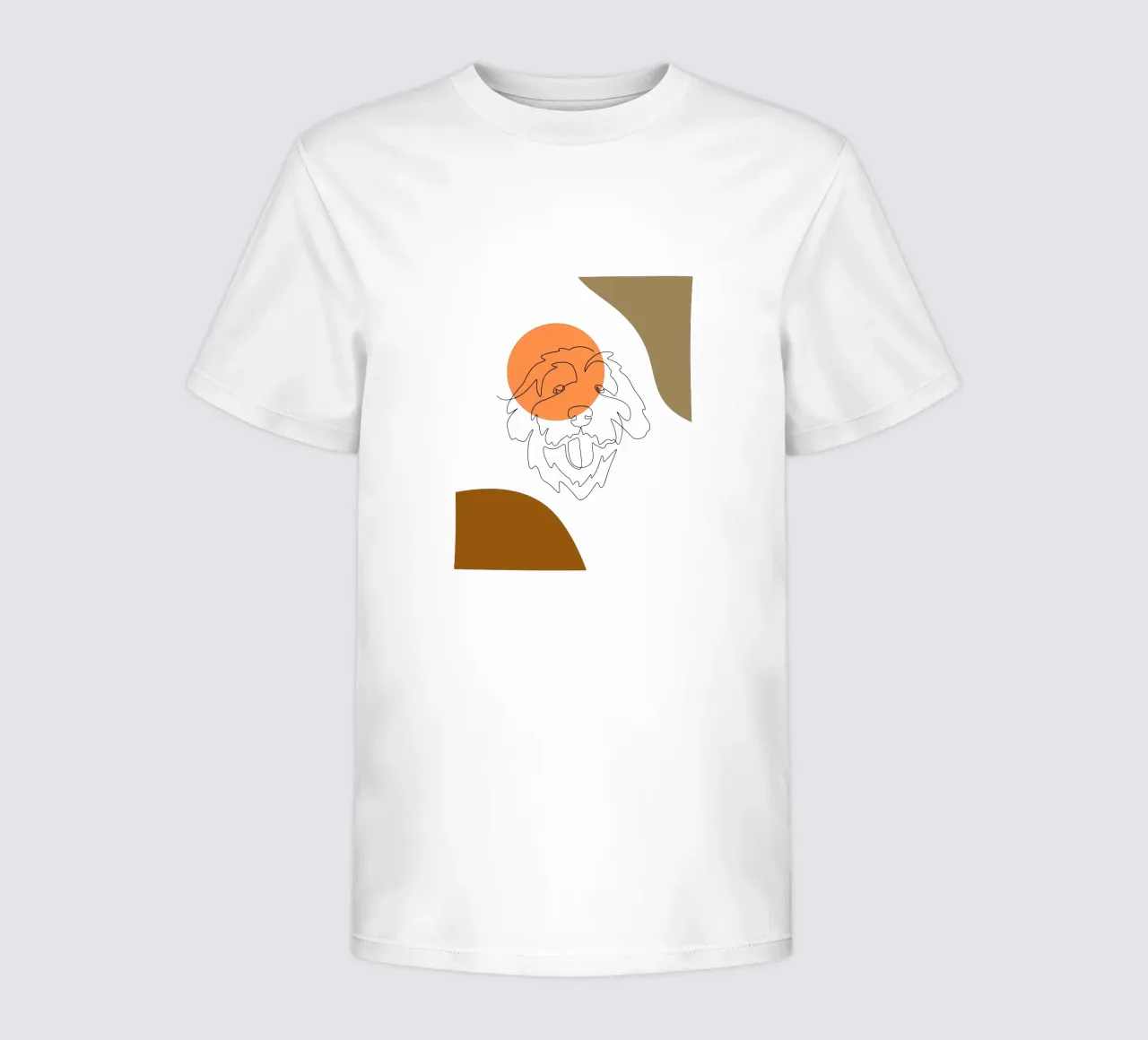 Cane boho semplice e minimalista t-shirt bambini da YSV MINIMALIST