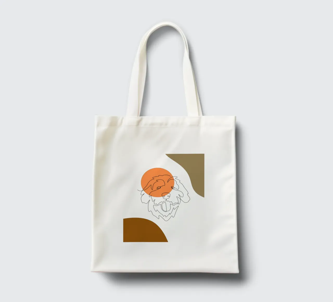 Cane boho semplice e minimalista borsa in juta da YSV MINIMALIST
