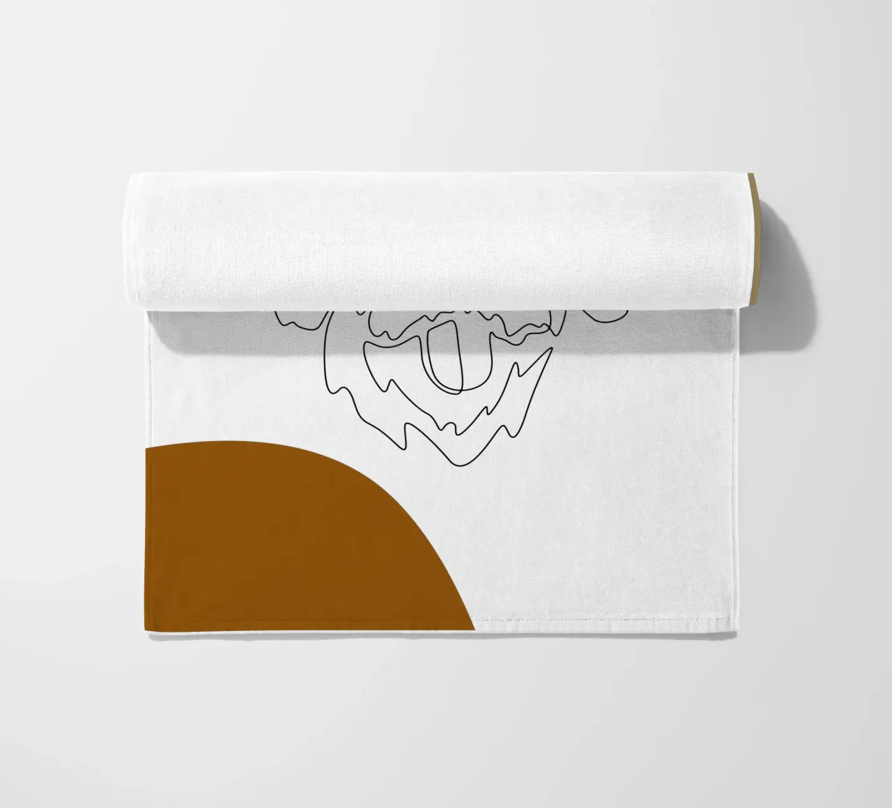 Cane boho semplice e minimalista telo mare da YSV MINIMALIST