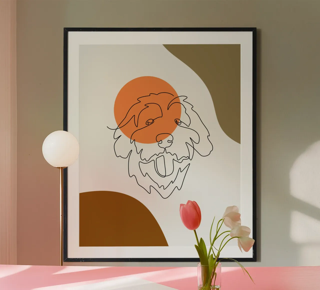 Cane boho semplice e minimalista poster da YSV MINIMALIST
