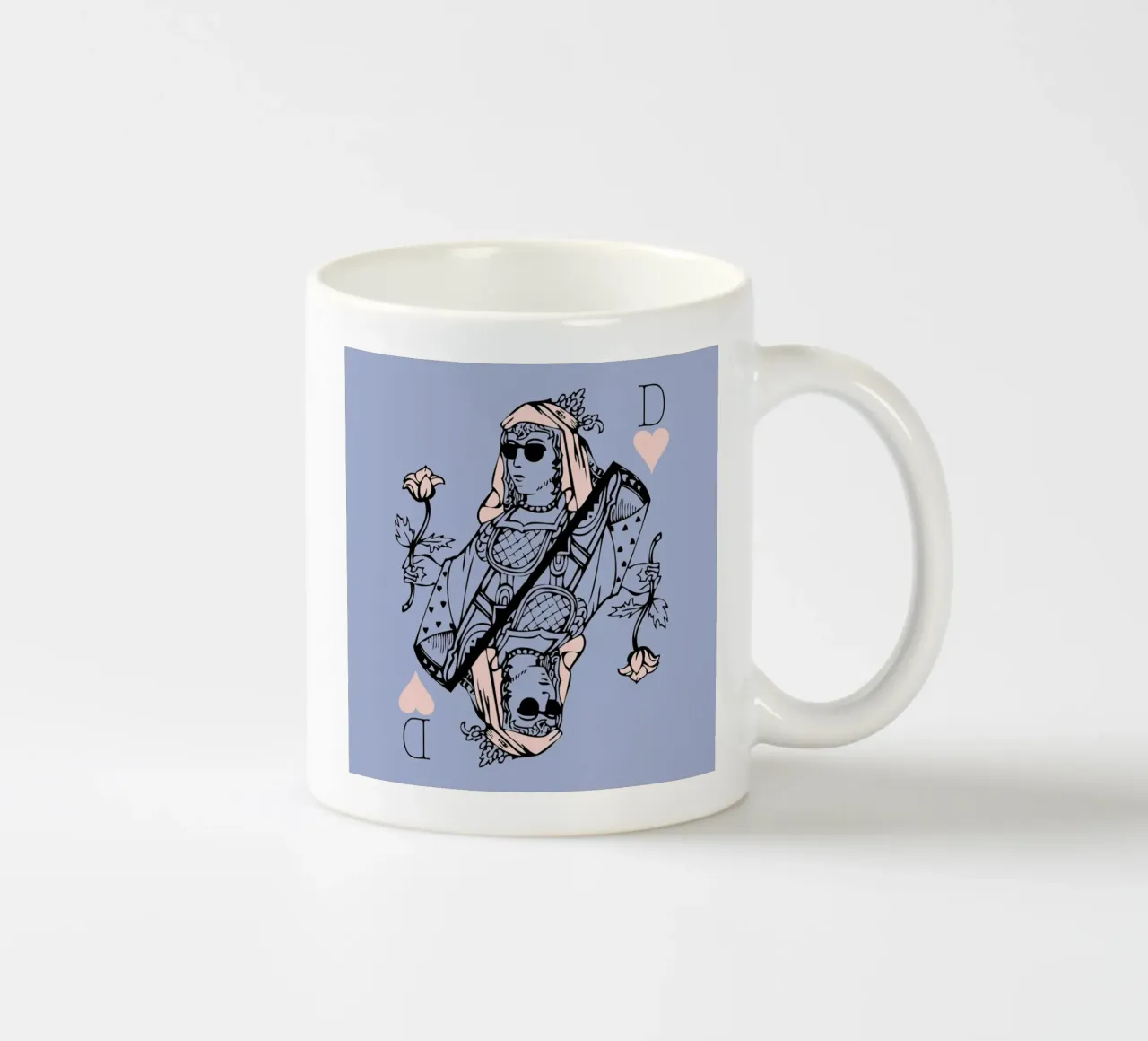 Reine de cœur tazza in ceramica da P'tit Vélo