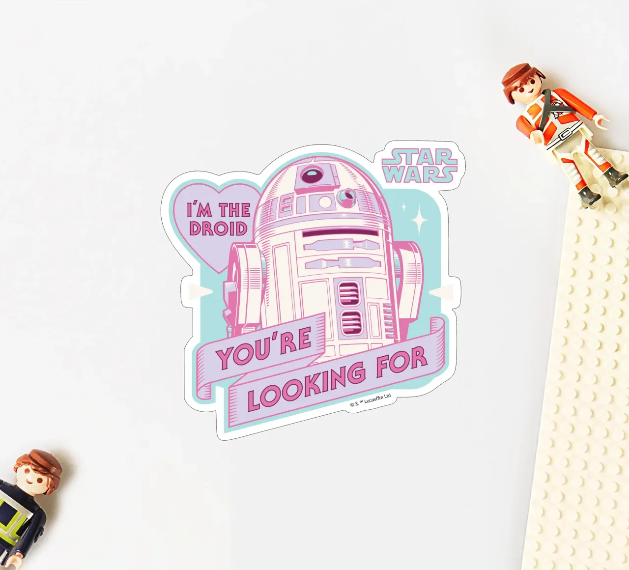 Valentinstag mit r2d2 Sticker von Star Wars - Sticker Shop