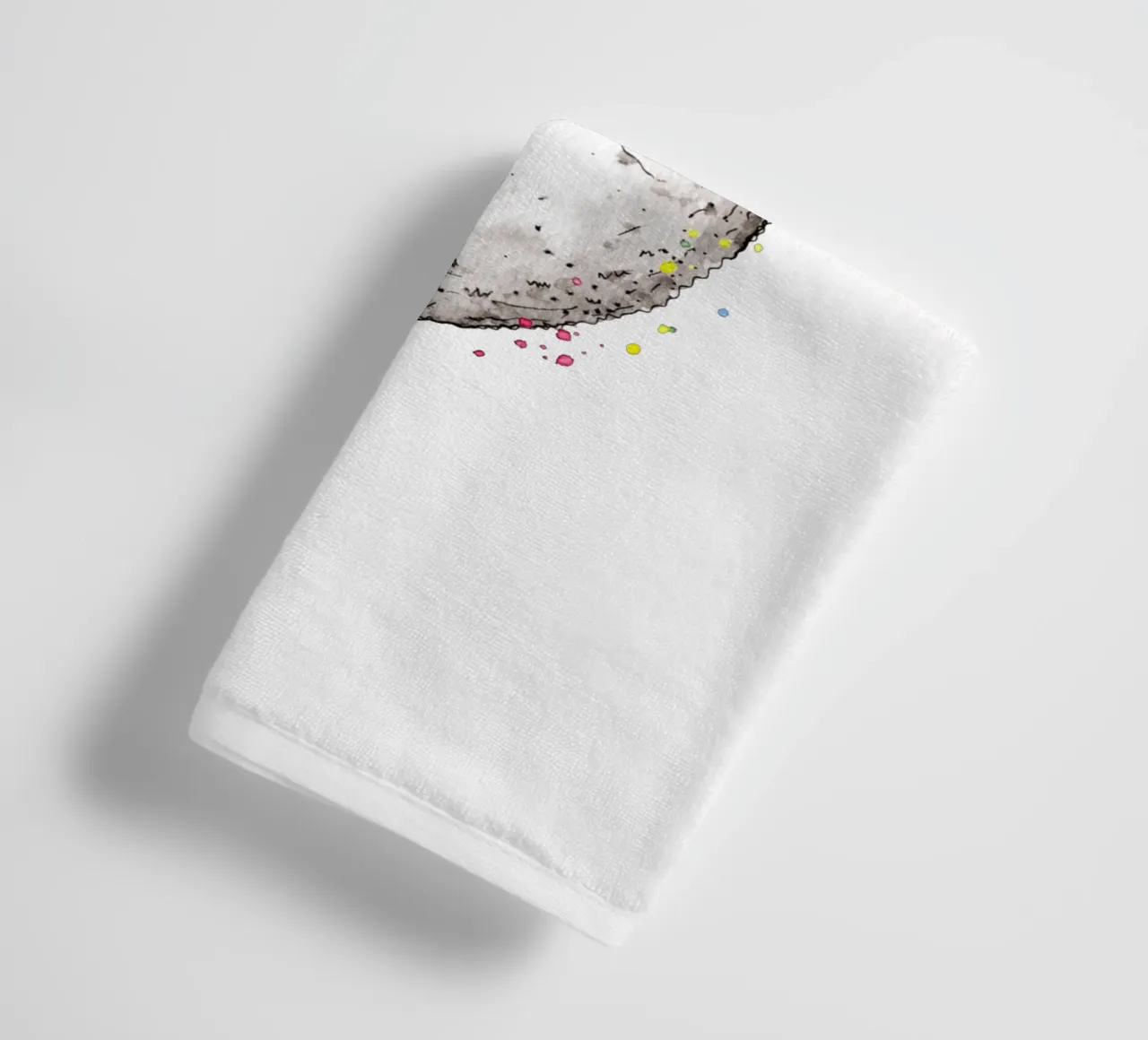 sloth just hanging around towel by Illustration Raissa Oltmanns