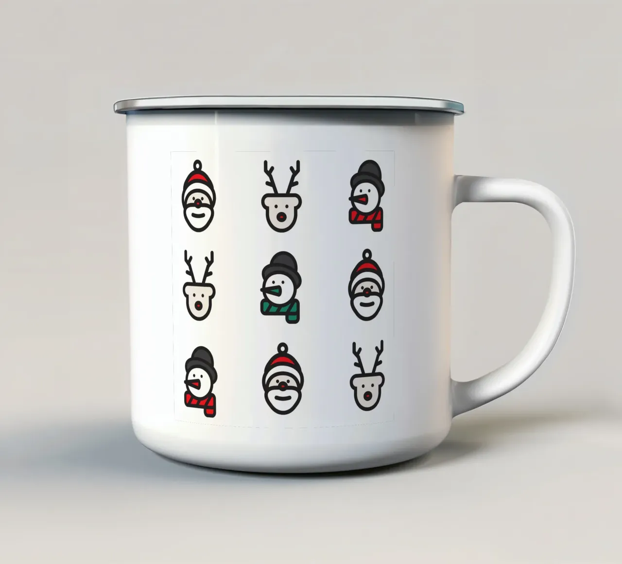 Christmas Time tazza in smalto da Dreamer10