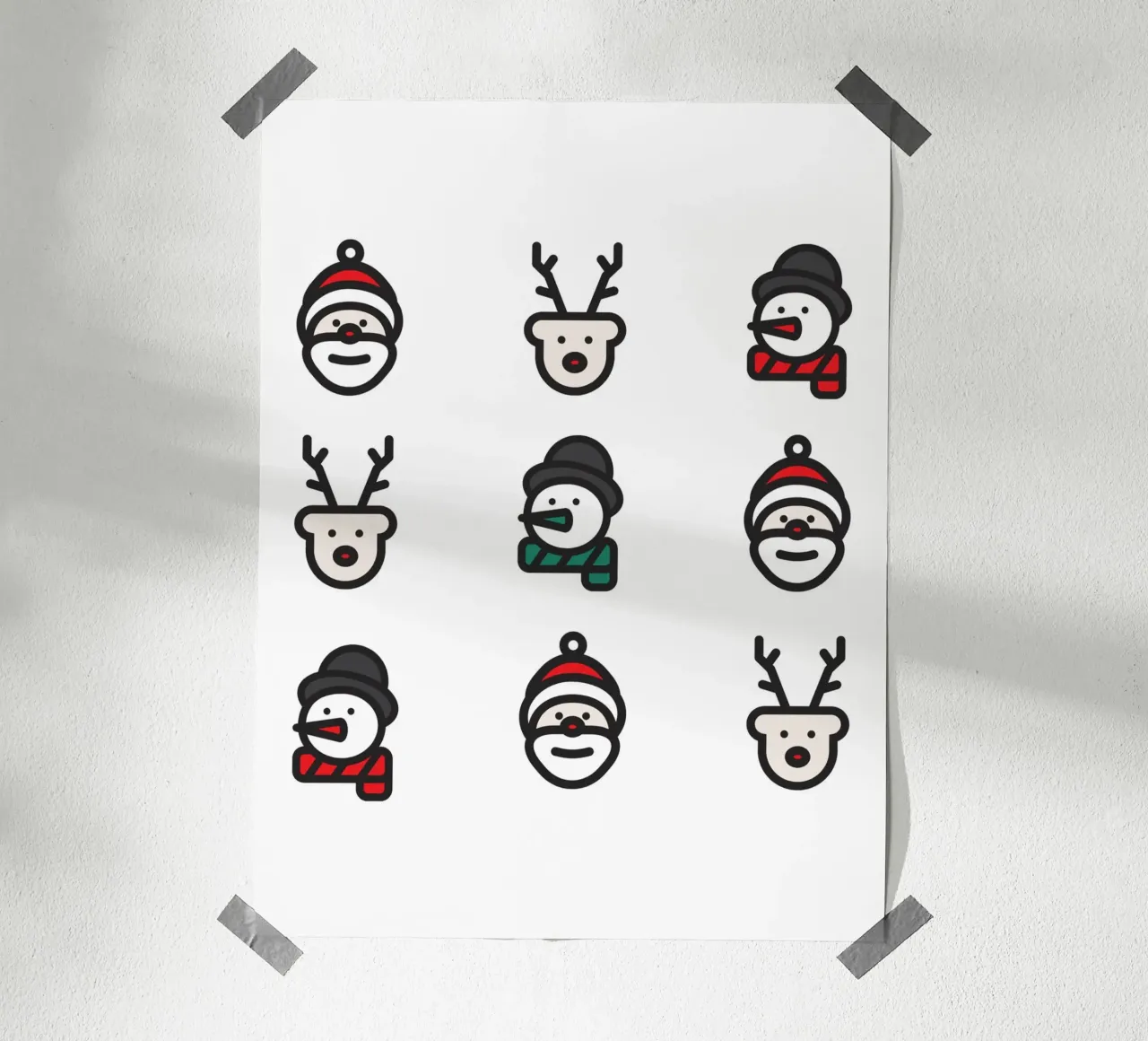Christmas Time poster con telaio in alluminio da Dreamer10