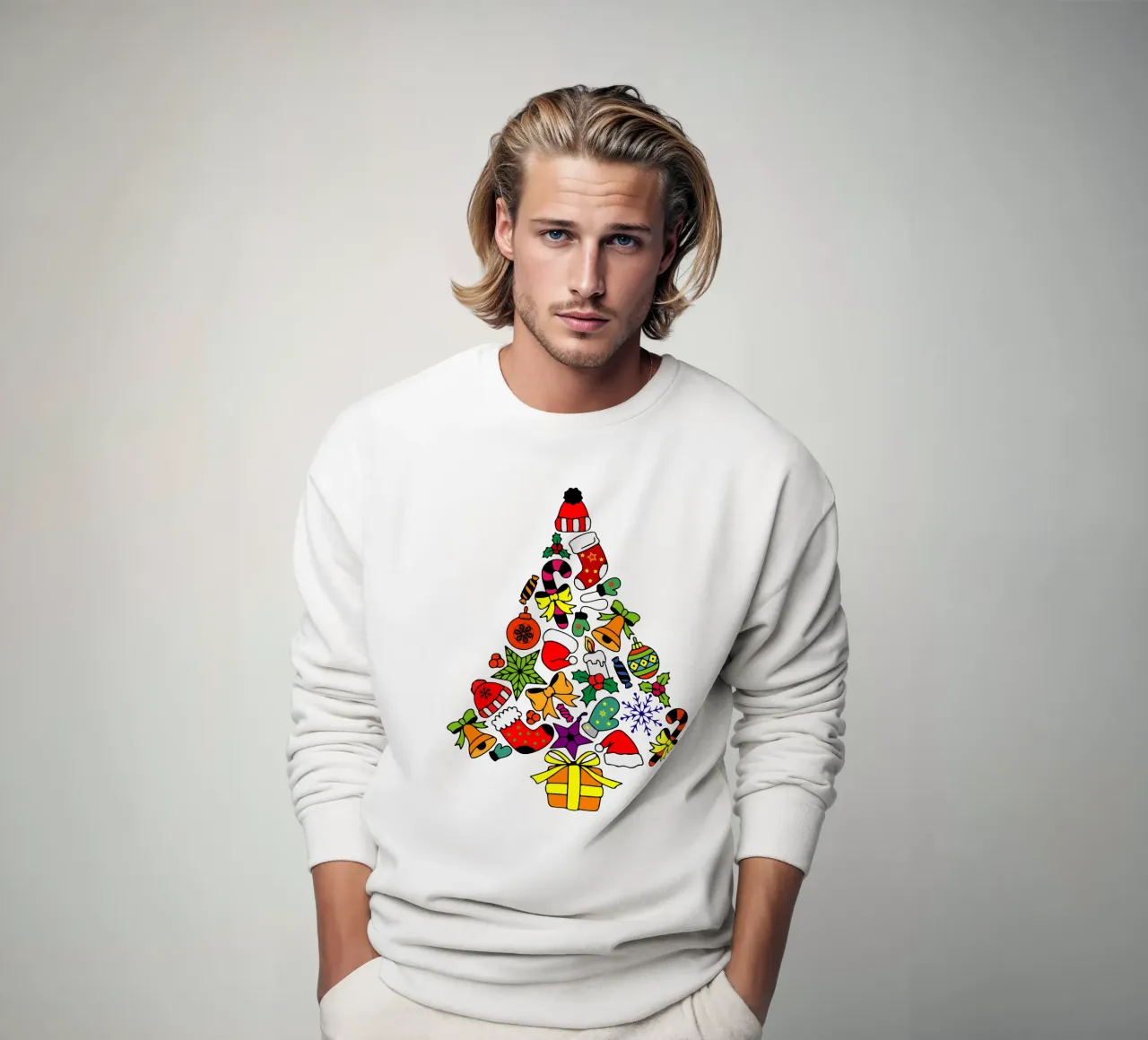 albero di natale art design felpa da onefeelshop