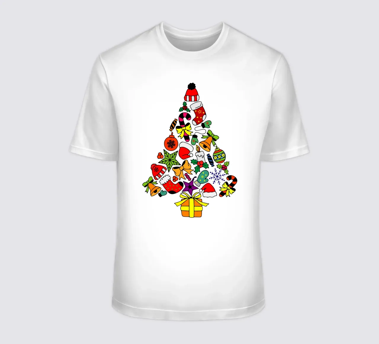 albero di natale art design t-shirt da onefeelshop