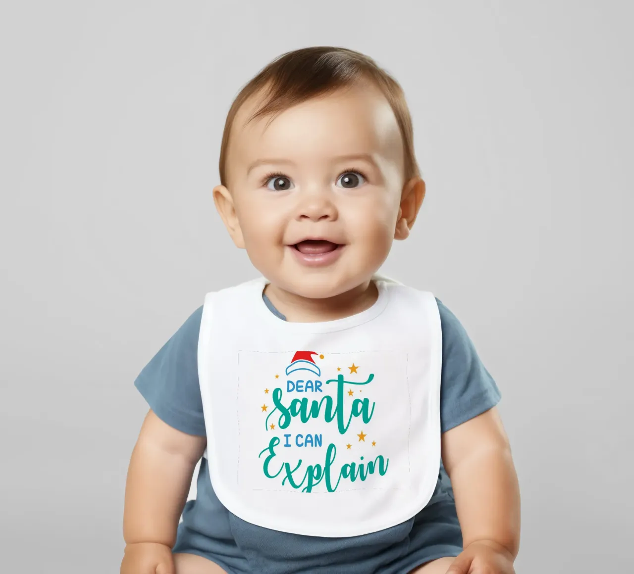 Dear Santa baby bib by Dreamer10