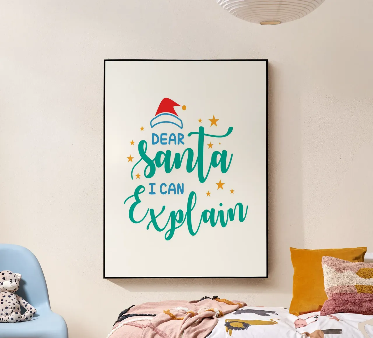 Dear Santa acrylic glass by Dreamer10