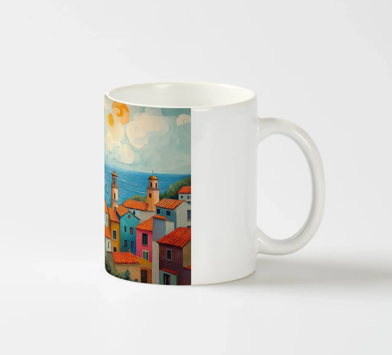 Matisse inspires ceramic mug by Nikis Art Studio
