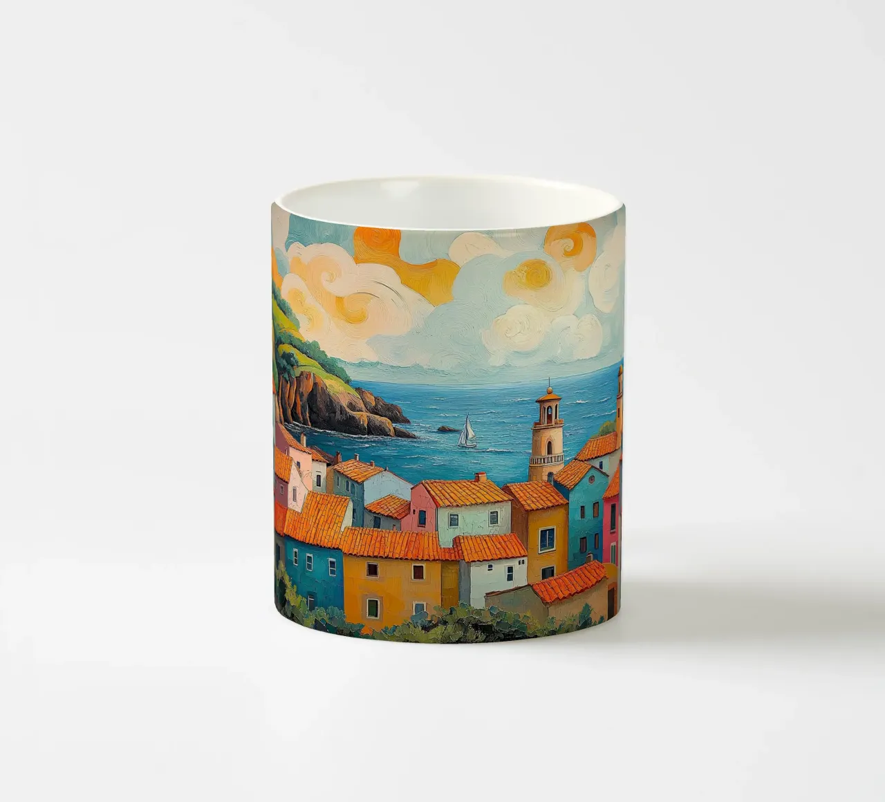 Matisse inspires ceramic mug by Nikis Art Studio