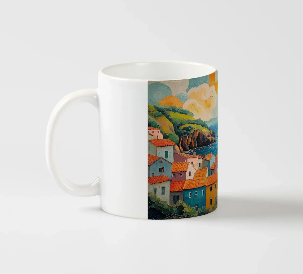 Matisse inspires ceramic mug by Nikis Art Studio