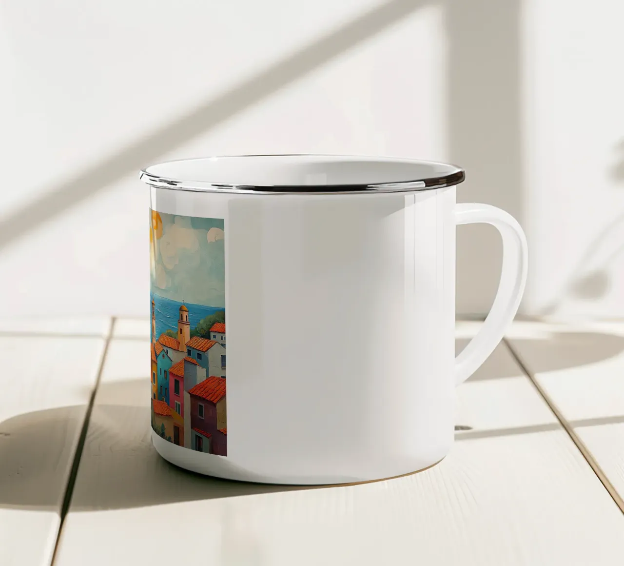 Matisse ispira tazza in smalto da Nikis Art Studio