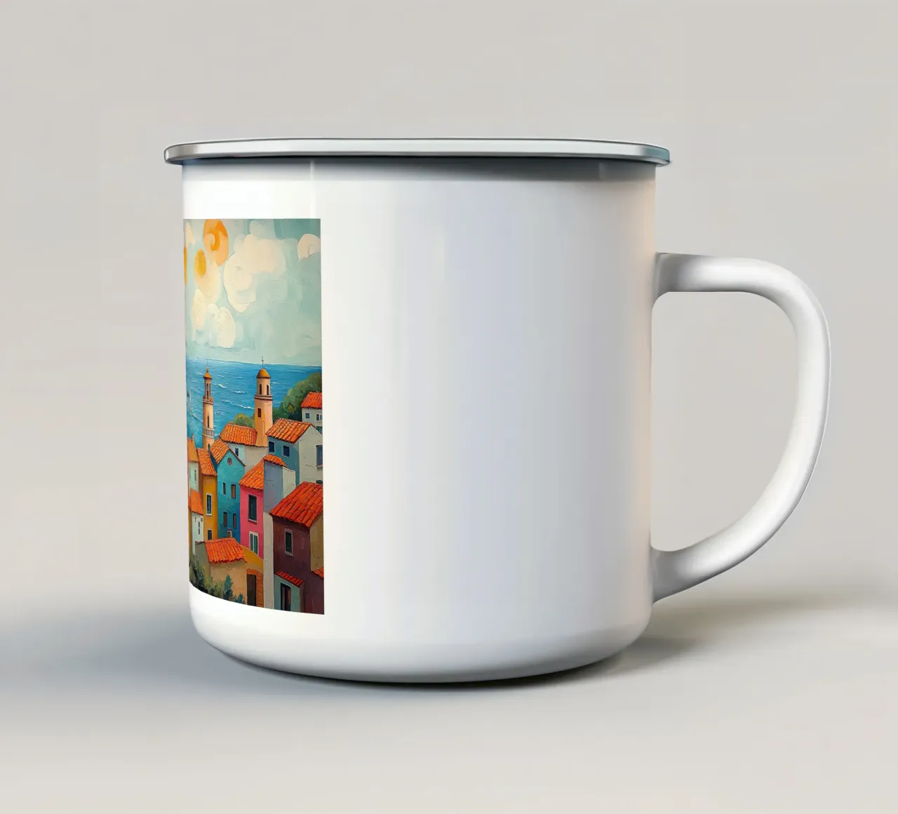 Matisse ispira tazza in smalto da Nikis Art Studio