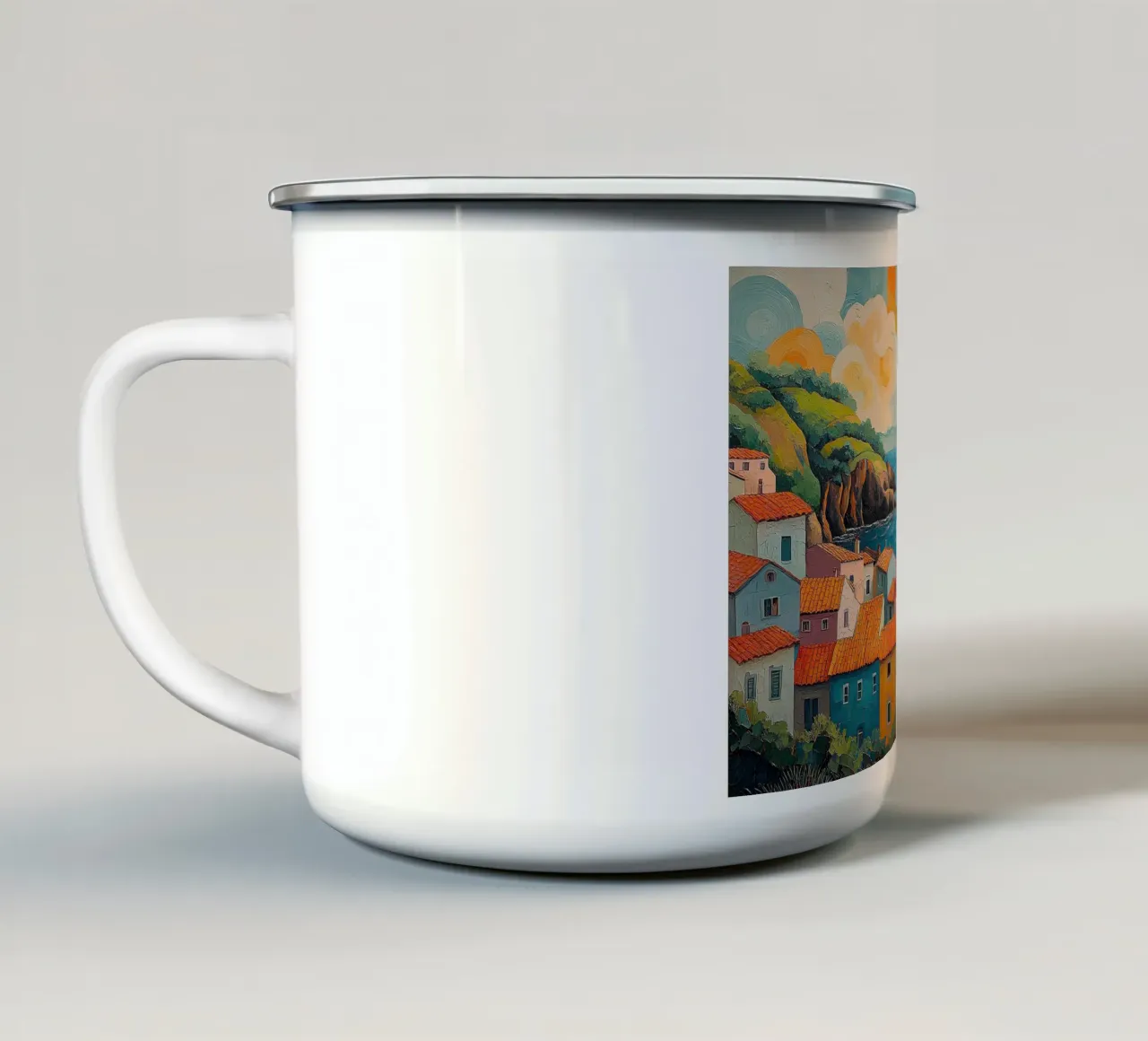Matisse ispira tazza in smalto da Nikis Art Studio